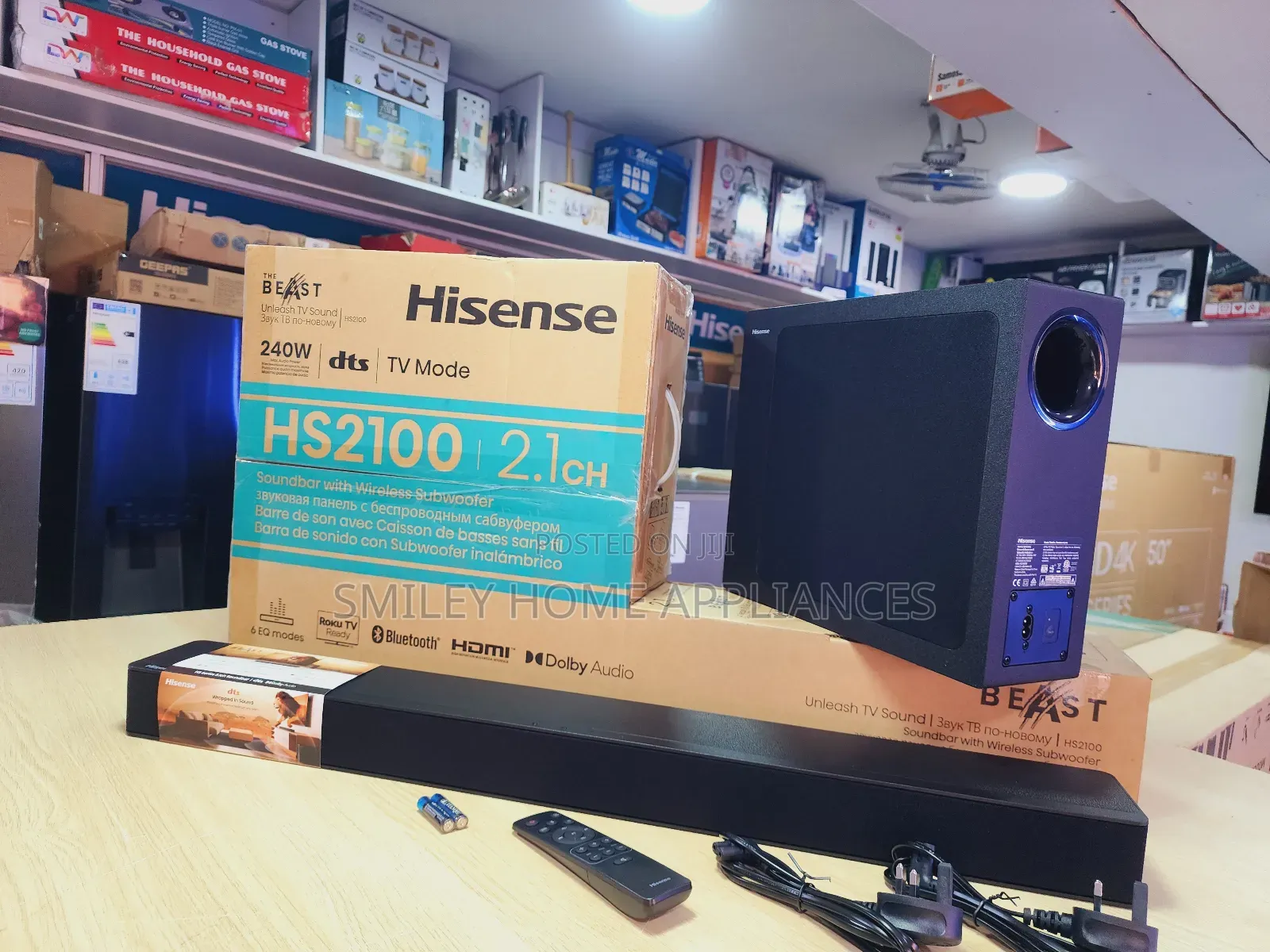 Hisense Hs2100 2.1channel Wireless Deep Bass Soundbar