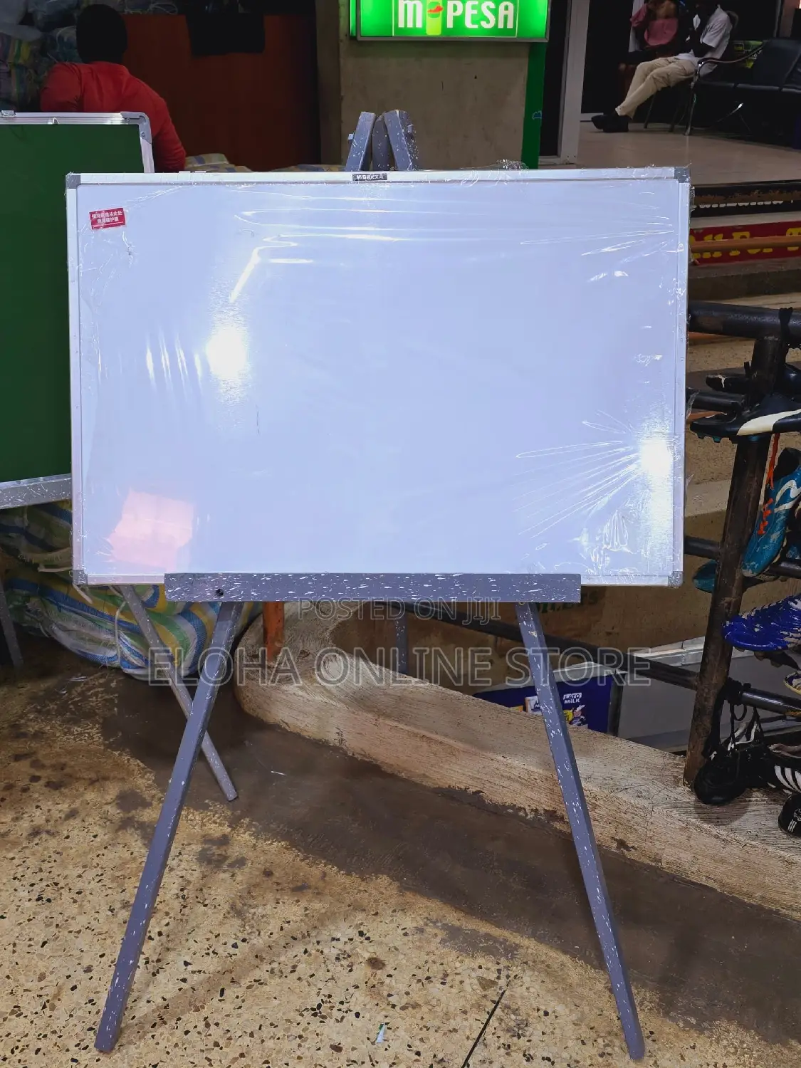 120cm by 90cm Whiteboard With Stand