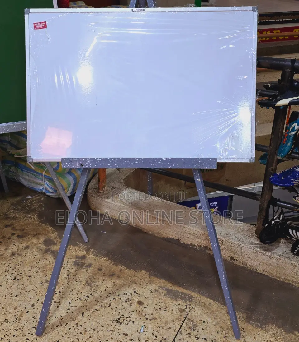 90cm by 60cm Whiteboard With Stand
