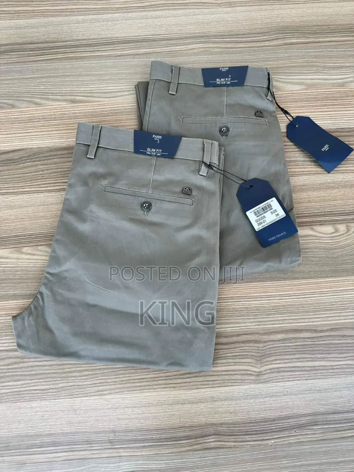 Classic Trending Kaki Trouser. Lite Grey