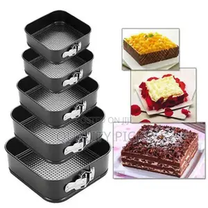 5pc Non Stick Cake Mould Pan