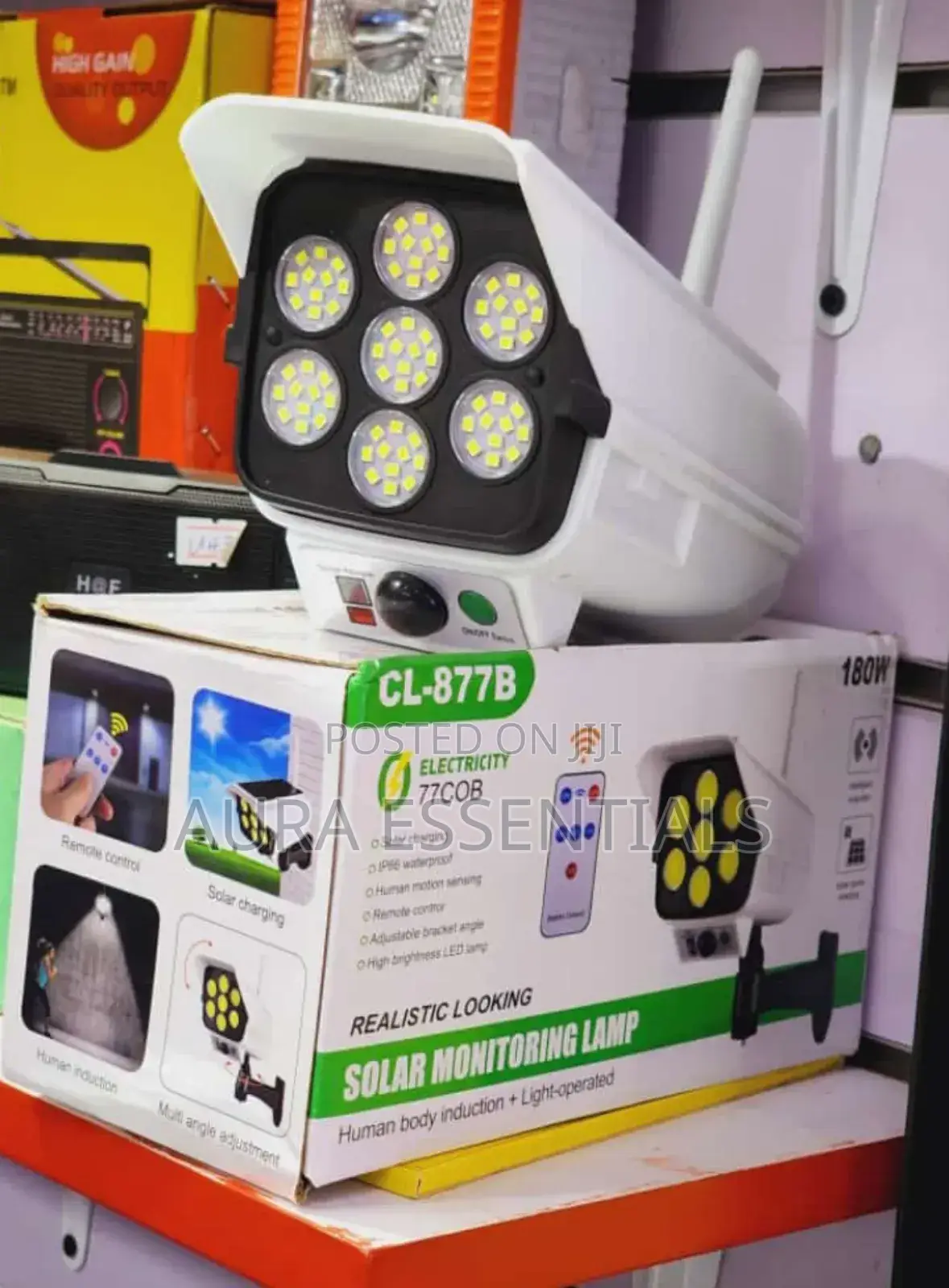 Generic Solar Monitoring Led Lamp