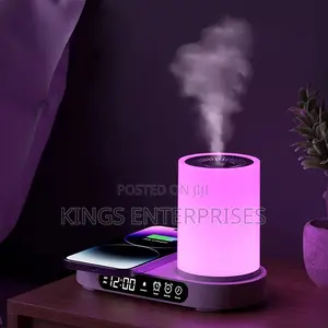 Smart Timing Aroma Diffuser With Wireless Charging