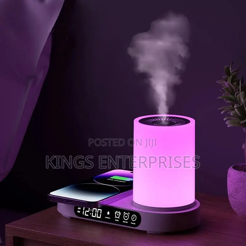 Smart Timing Aroma Diffuser With Wireless Charging