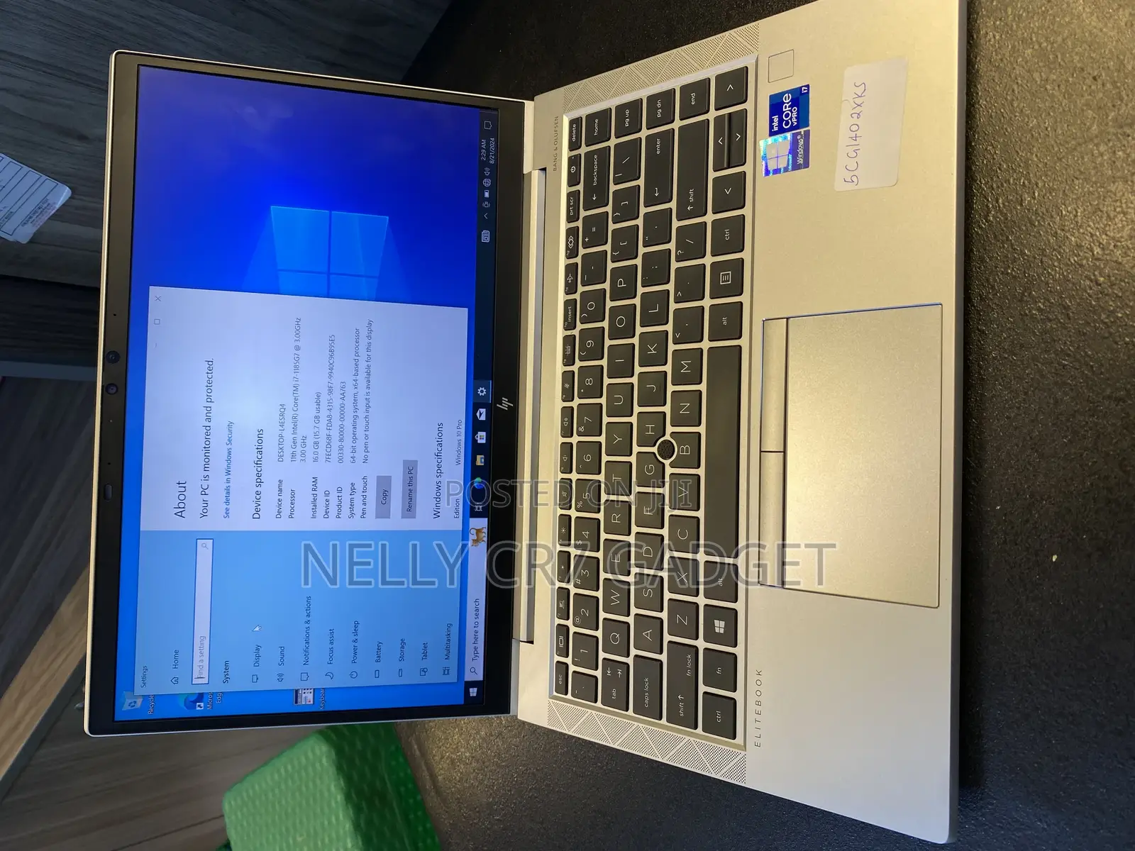 Laptop HP EliteBook 840 G6 16GB Intel Core I7 SSD 512GB