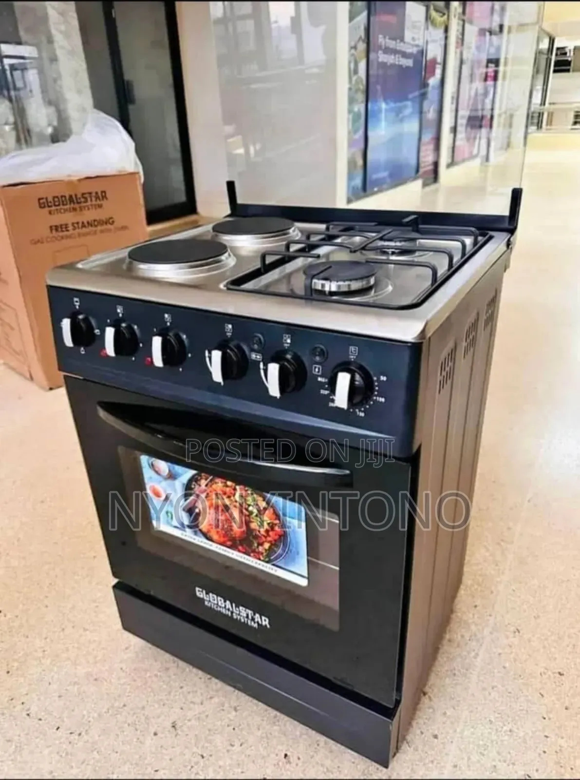 Global Star 2+2gas and Electric Cooker.