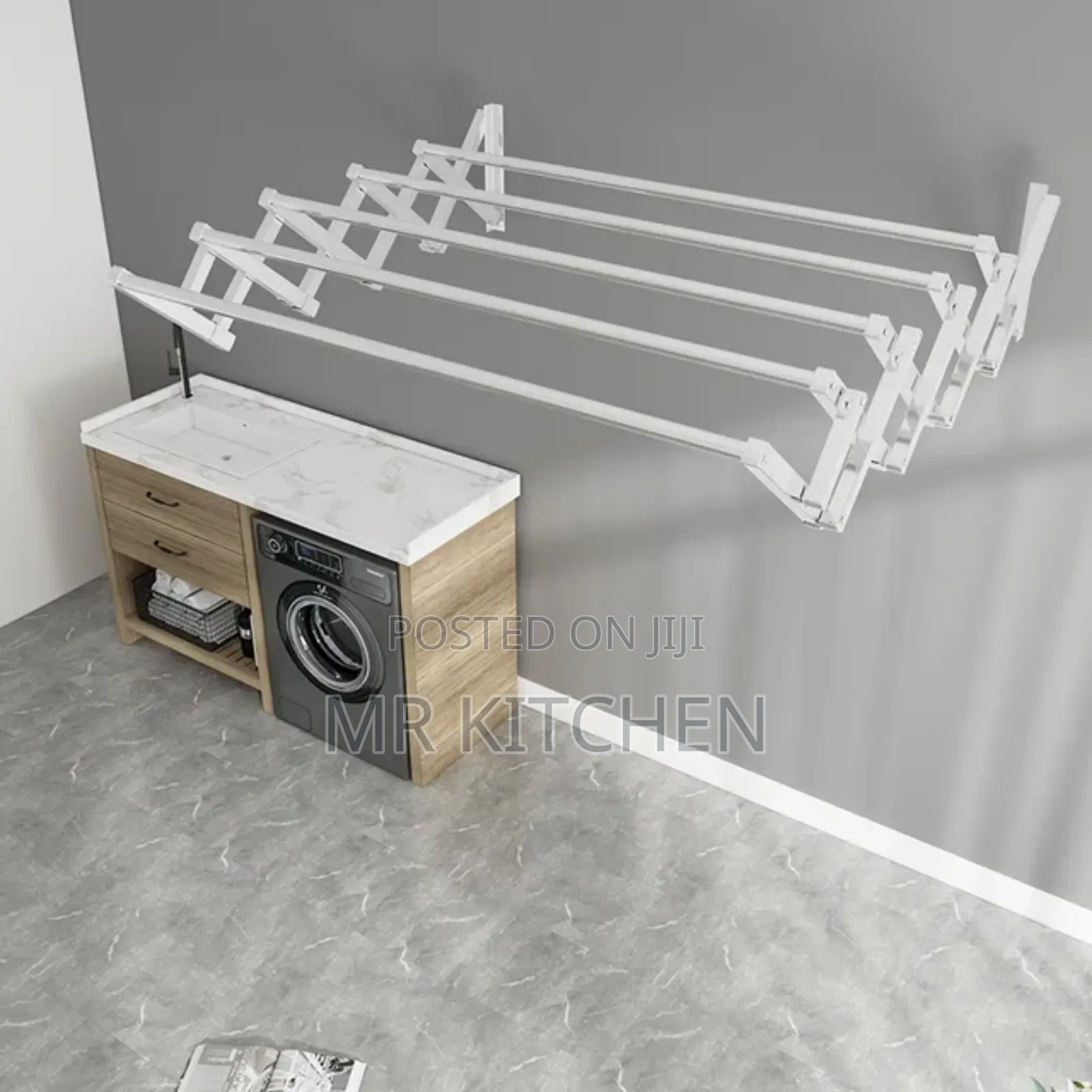 Wall Mount Cloth Drying Rack