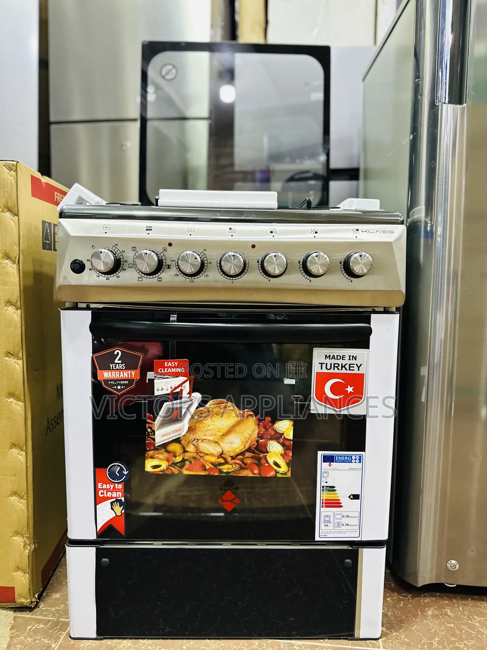 Turkish High Quality Klass Cooker 60x60cm 3+1