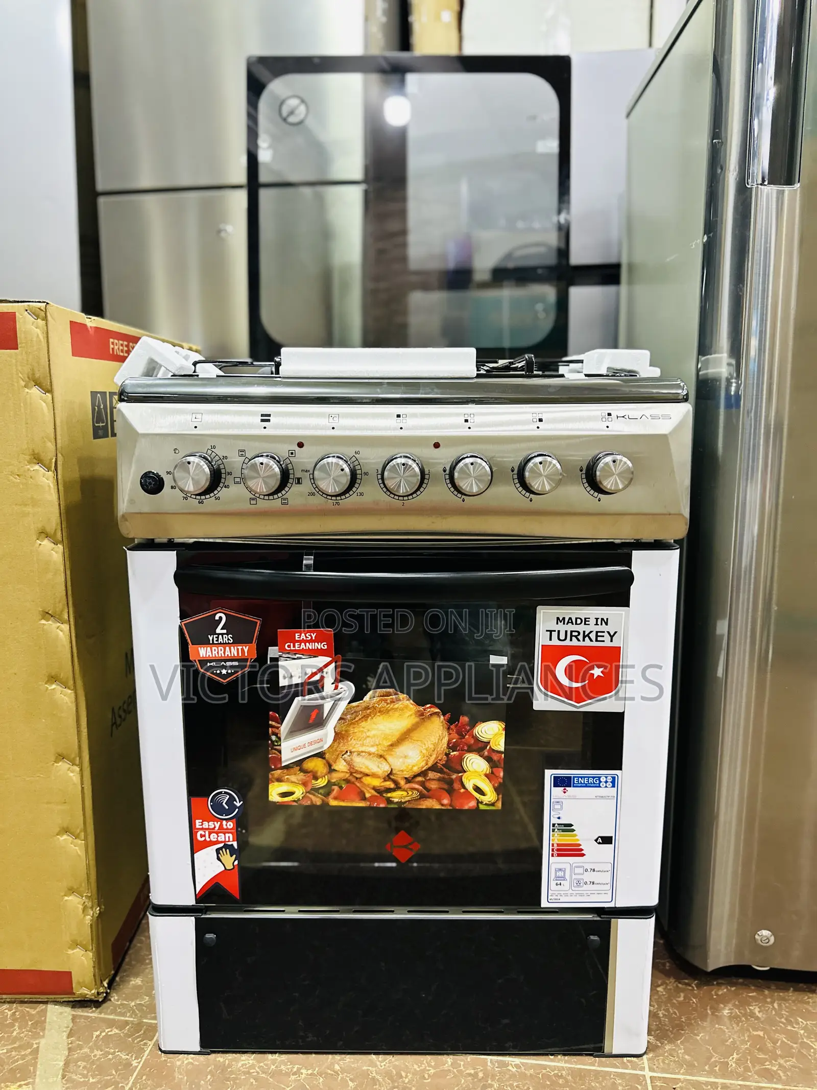 Klass Cooker 3gas 1electric 60x60cm Turkish Made