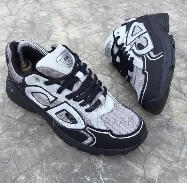 Original Black/Grey Christian Dior B30 Casual Sneakers in Central