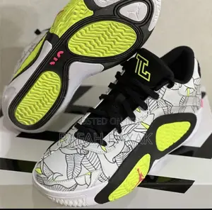Original Green/White Air Jordan Tatum 2 Basketball Sneakers