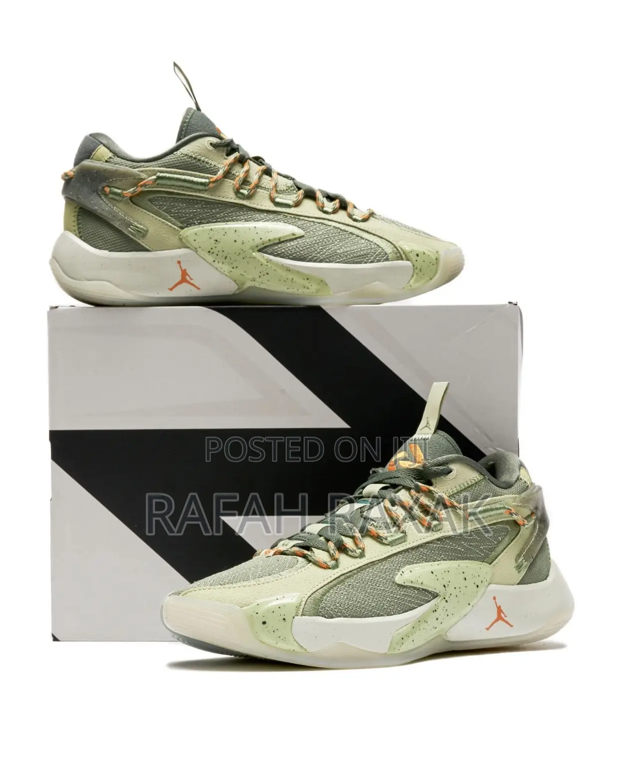 Men’S Air Jordan Luka 2 Olive Green Basketball Sneakers