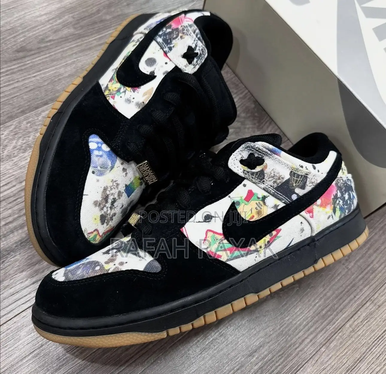 Original Nike SB Dunk Low Supreme X Rammellzee Sneakers