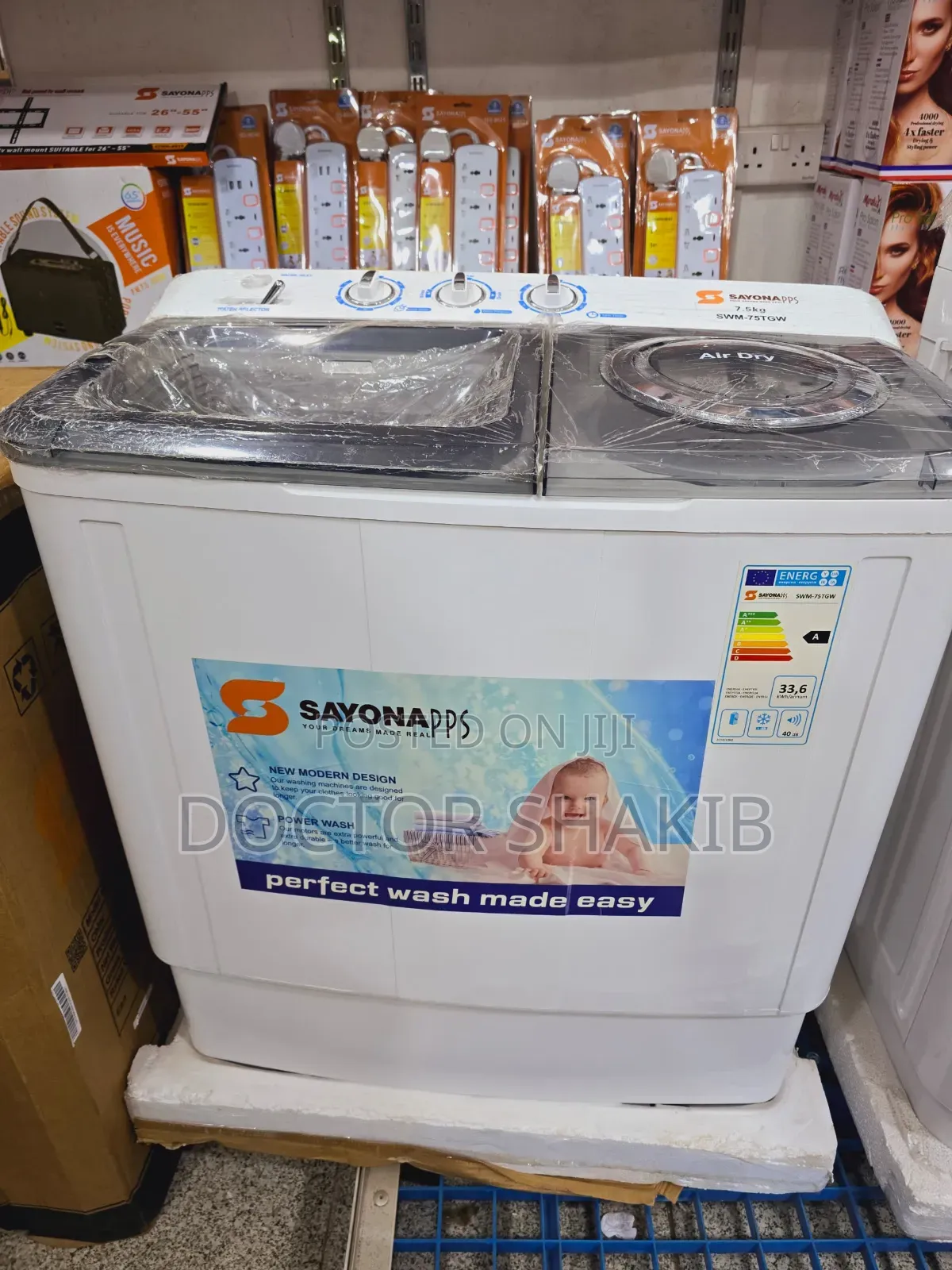 7.5kg Sayonapps Washing Machine With Dryer