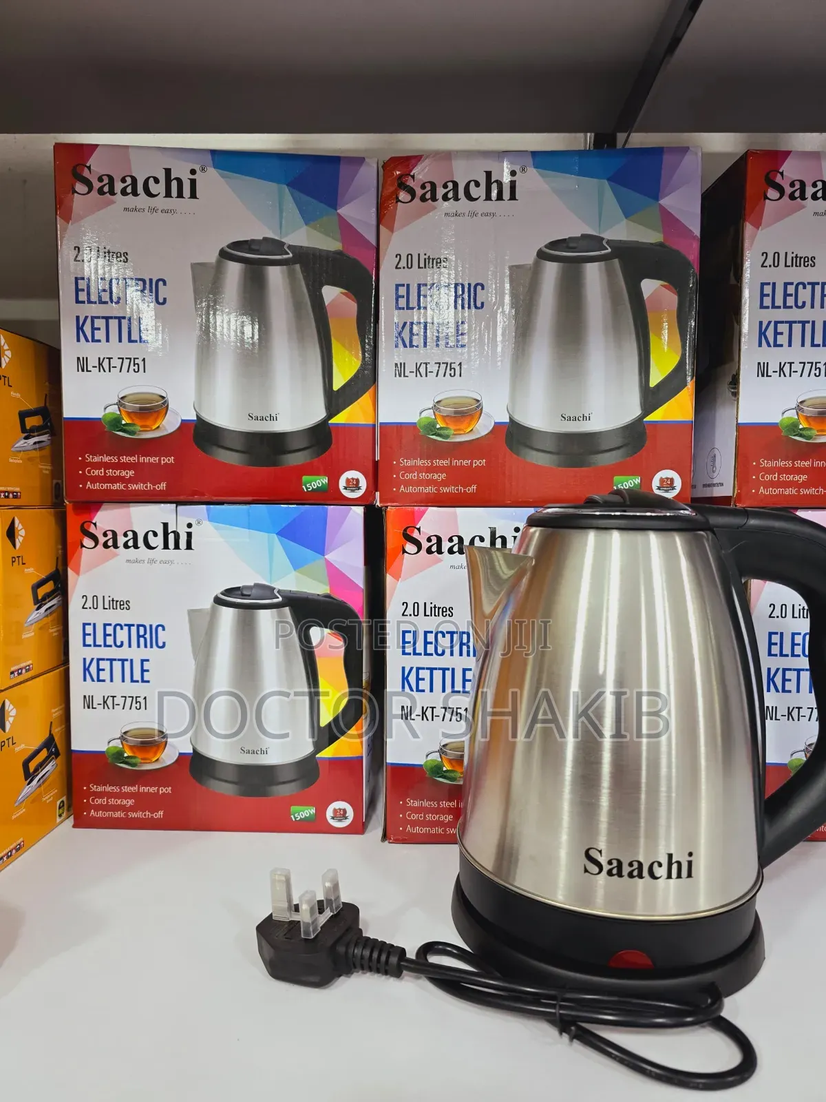Saachi 2.0L Electric Kettle KT-7751- New