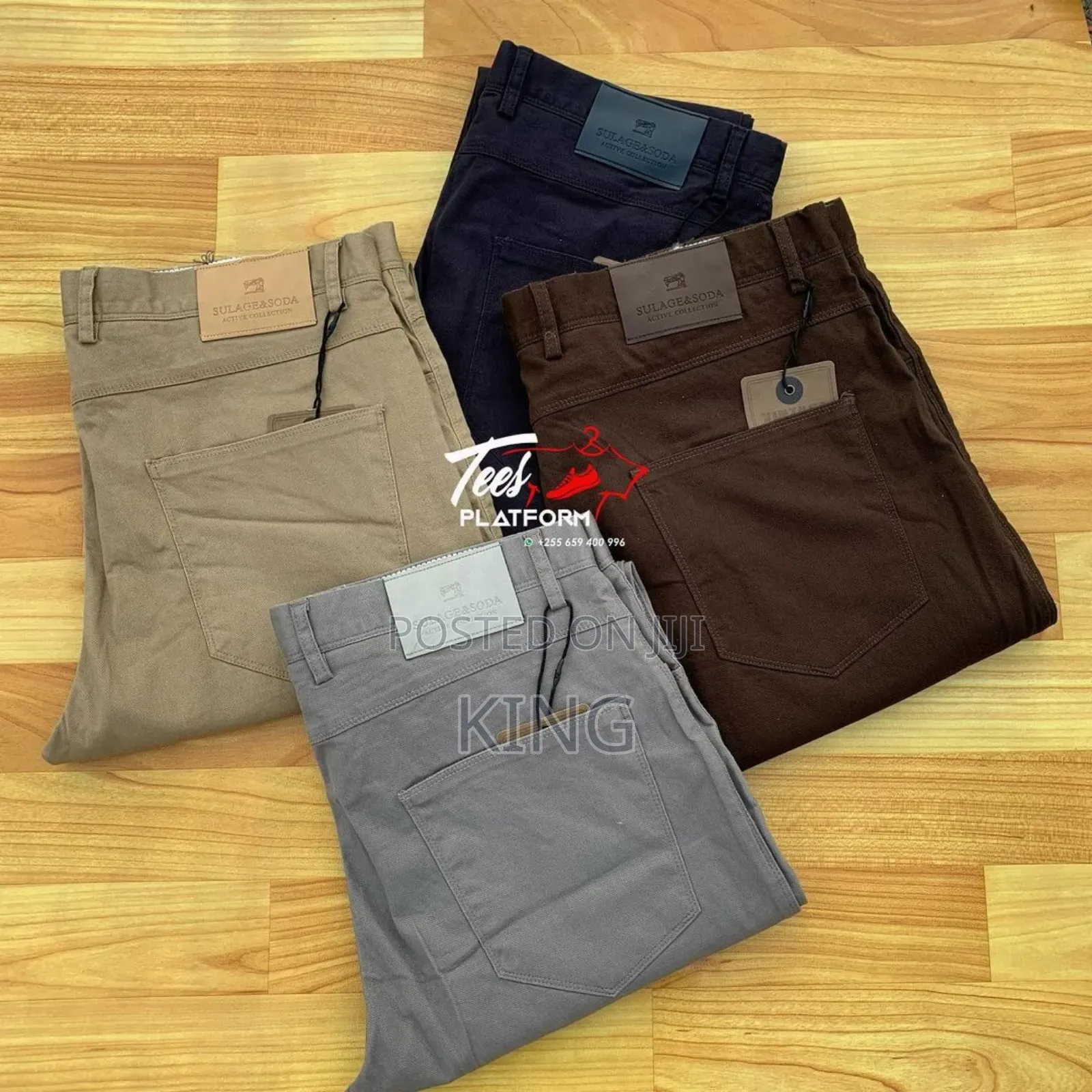 Signature Iron Free Khaki Trousers. 4in1
