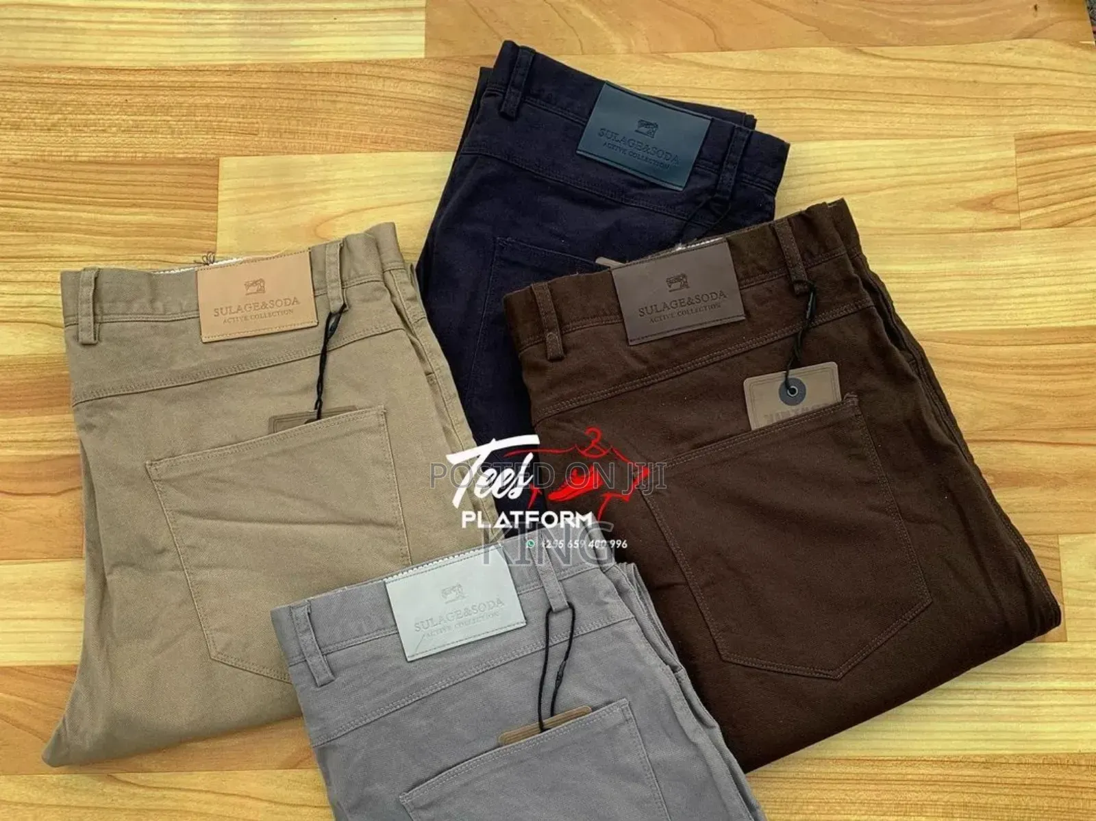 Classic Easy Khaki Trousers