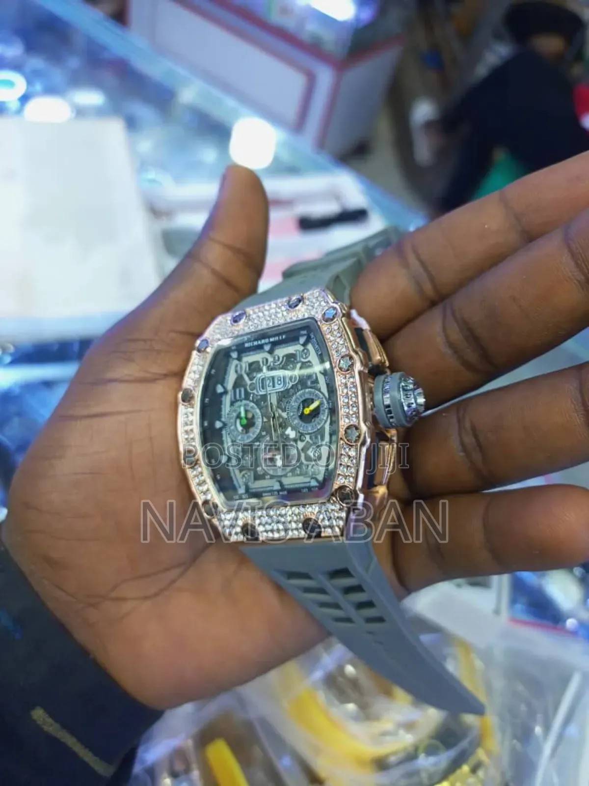Richardmile Genuine Watches With Ice on Top for Men