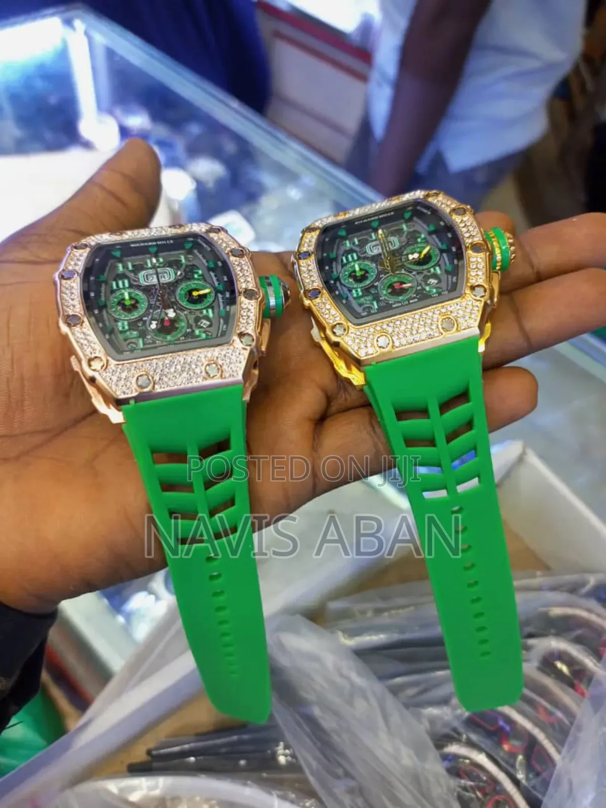 Richardmile Genuine Watches With Ice on Top for Men