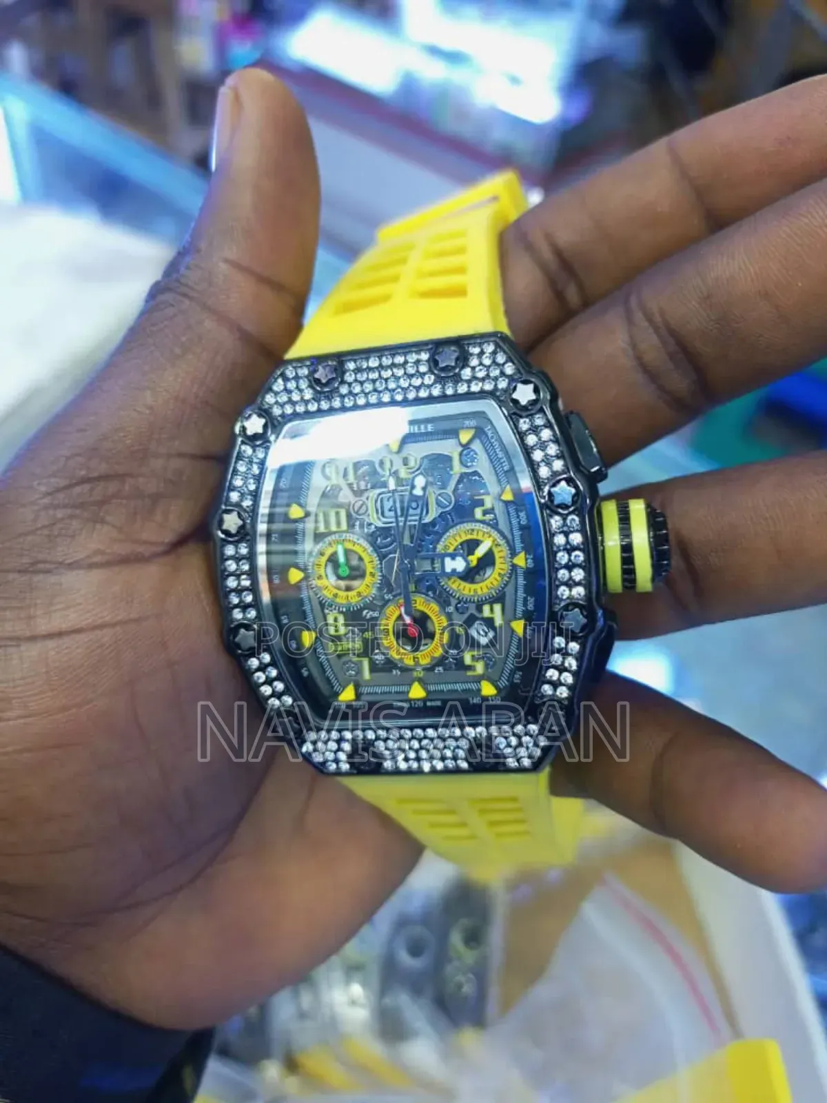 Richardmile Genuine Watches With Ice on Top for Men