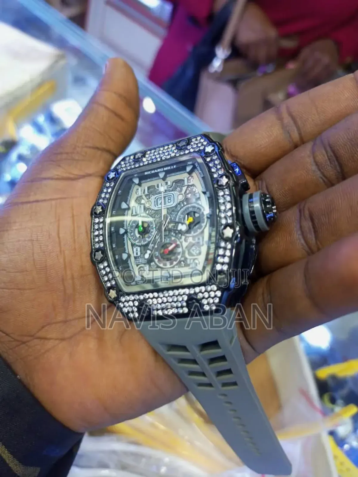 Richardmile Genuine Watches With Ice on Top for Men