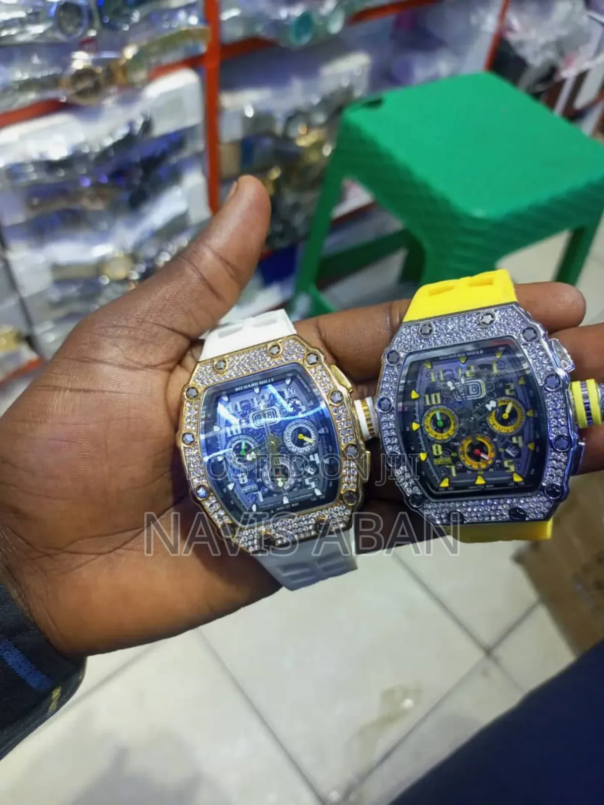 Richardmile Genuine Watches With Ice on Top for Men