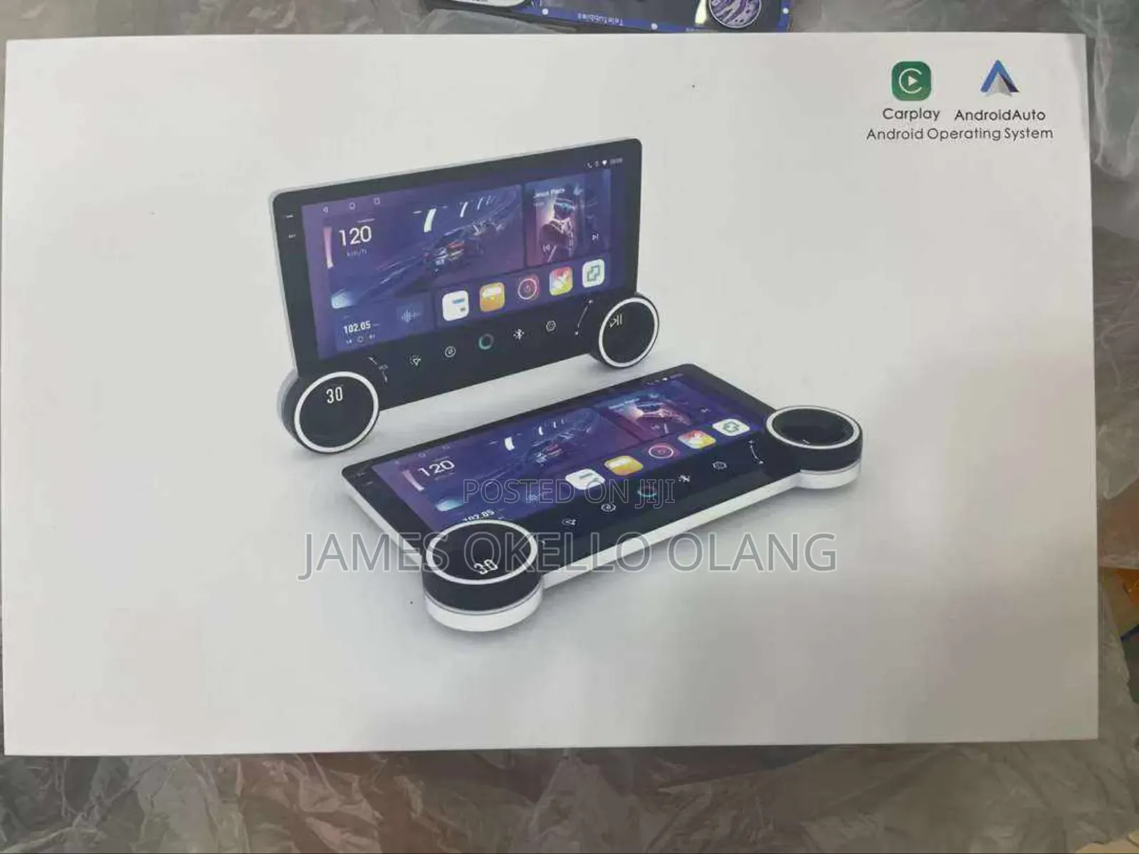 Car Radio With Dual Knobe