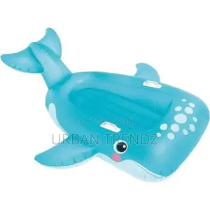 Intex Blue Whale Ride-on Slide Inflatable Swimming Floater