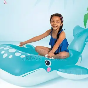 Intex Blue Whale Ride-on Slide Inflatable Swimming Floater