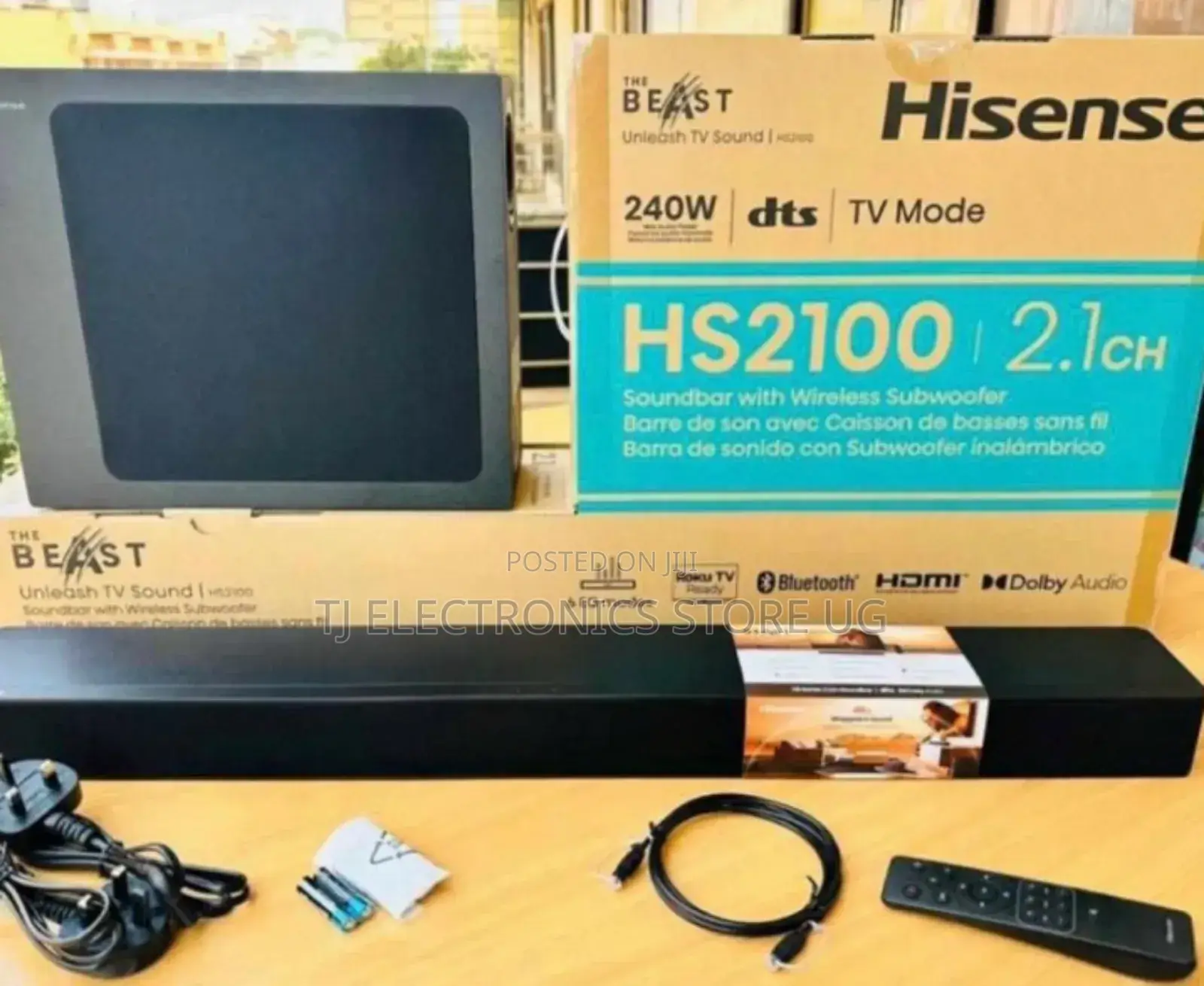 Hisense HS2100 240W 2.1ch “The Beast” Sound Bar