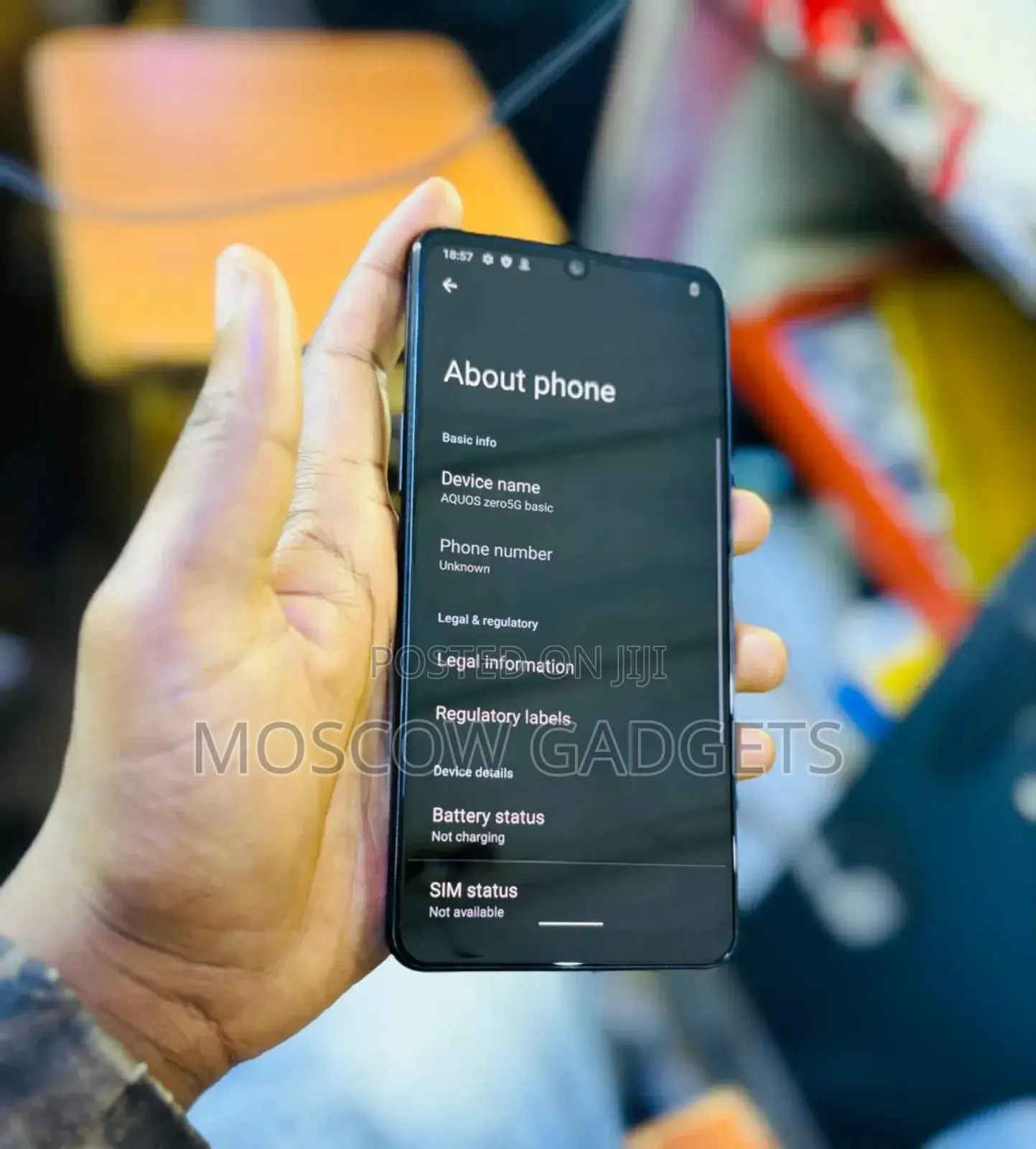 Sharp Aquos Zero 5G Basic 64 GB Black