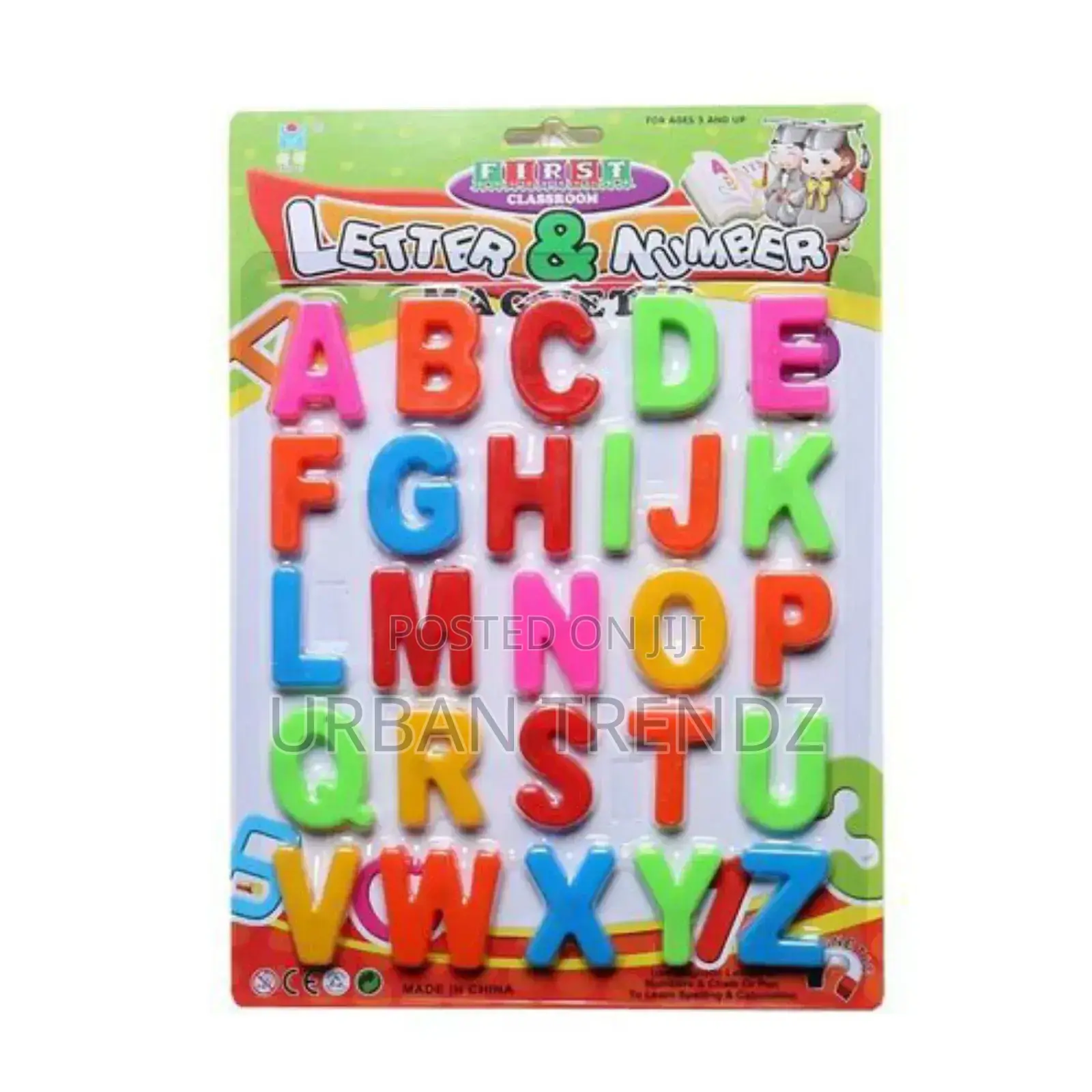 English Alphabet Set for Teaching Kids Spellings- Multicolor