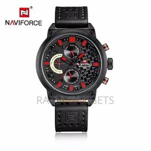 9068 L NAVIFORCE Leather Men's Quartz Watch