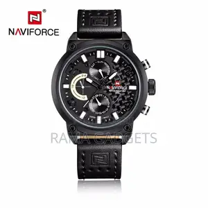 9068 L NAVIFORCE Leather Men's Quartz Watch