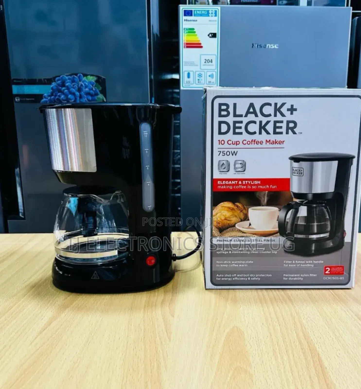 Black and Decker 10cups Coffee Maker 750w