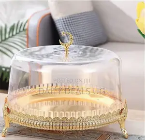 Round Cake Stand With Cover