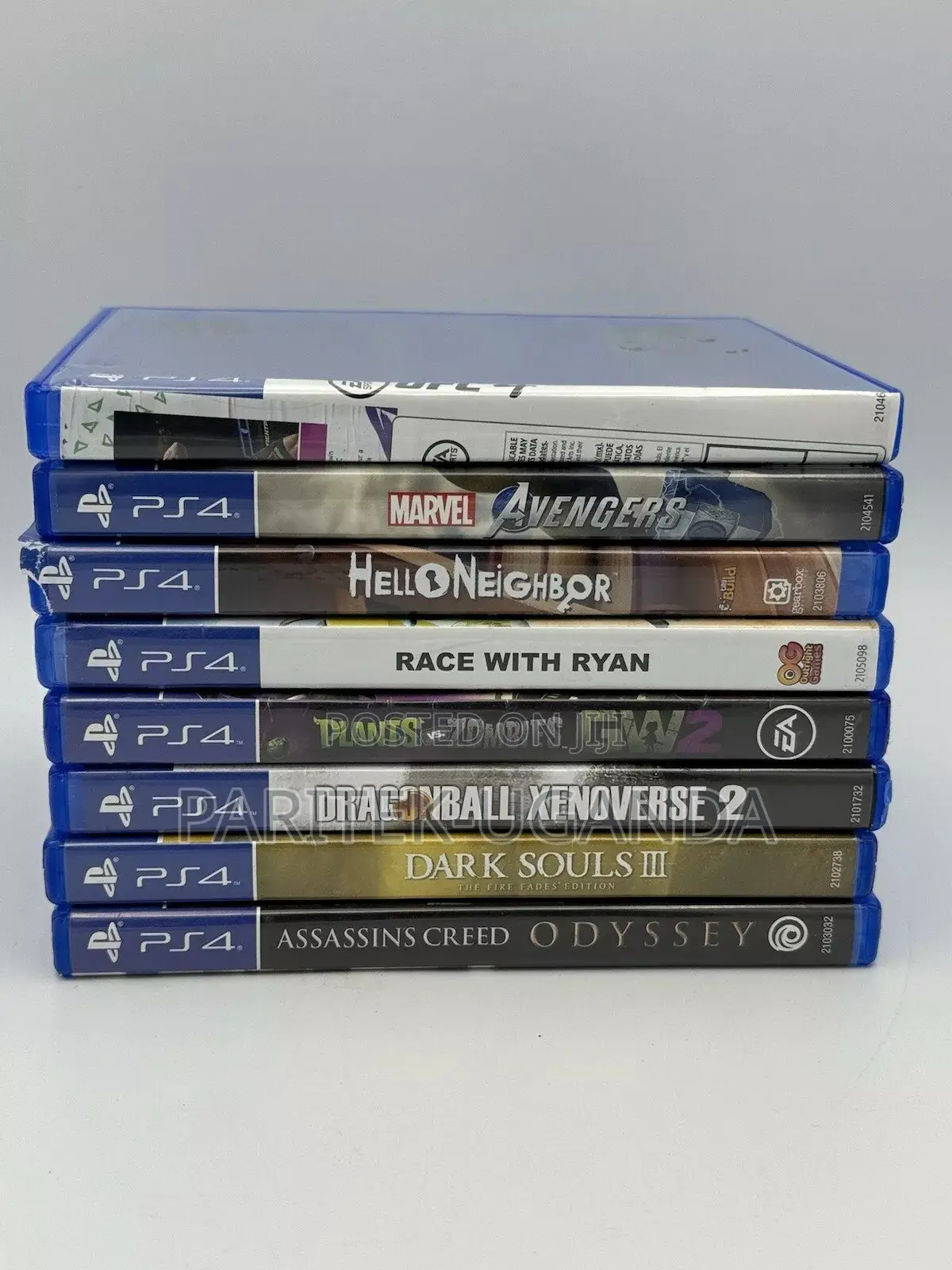 Sony Playstation 4 Slim Console With Games on It
