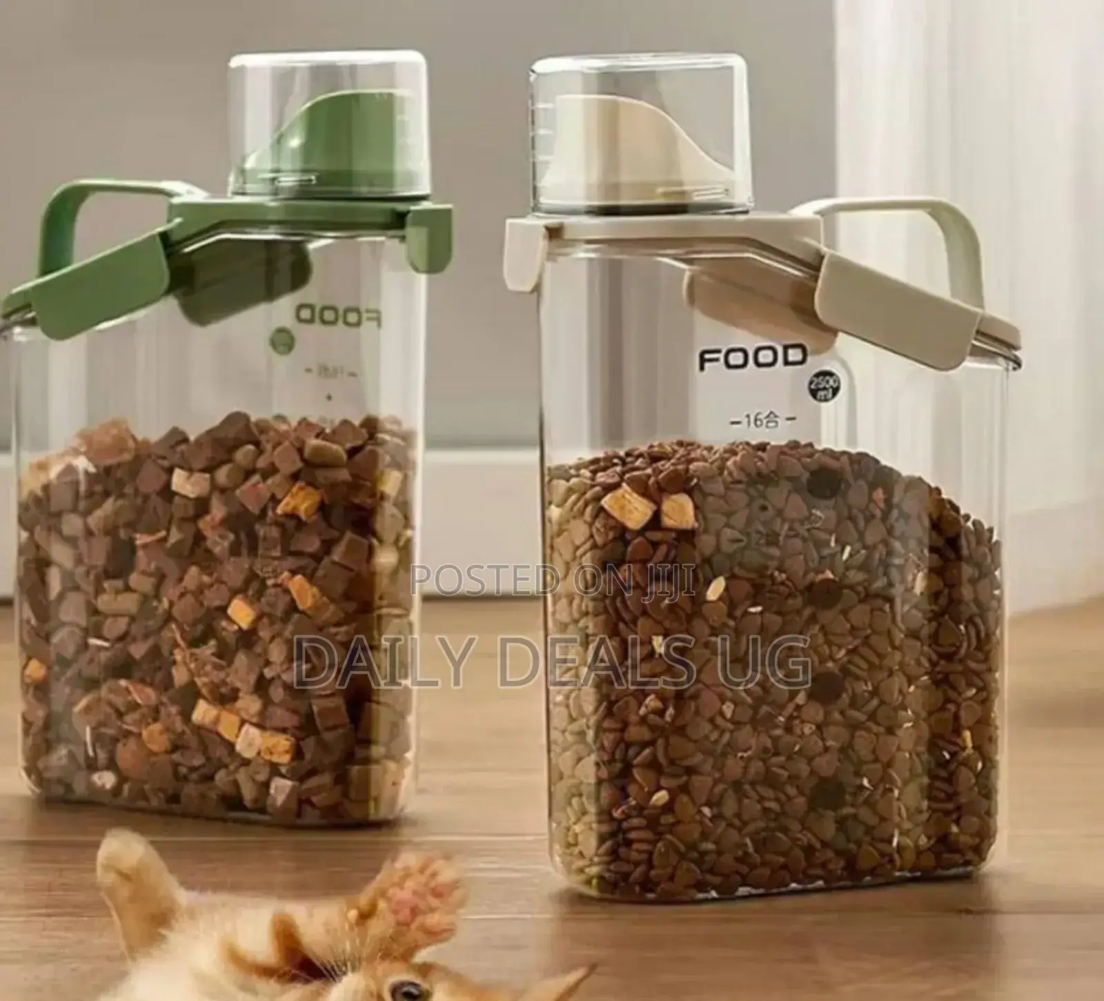 Portable Dry Food Storage Containers