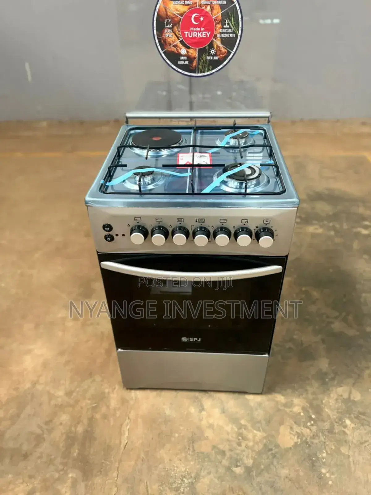 SPJ 3*1 Dual Cooker Oven Electric and Gas