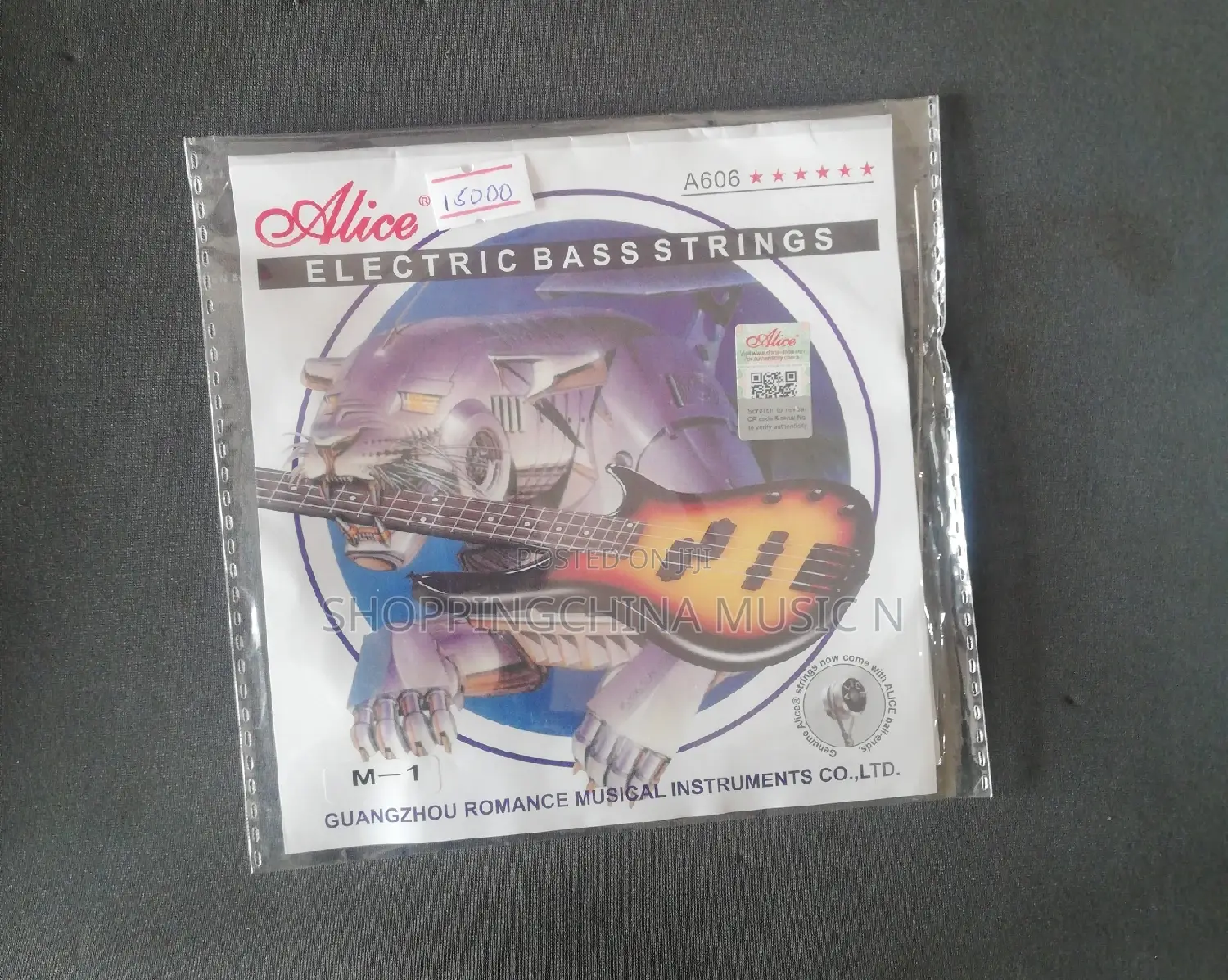 Bass Guitar Strings Alice Single
