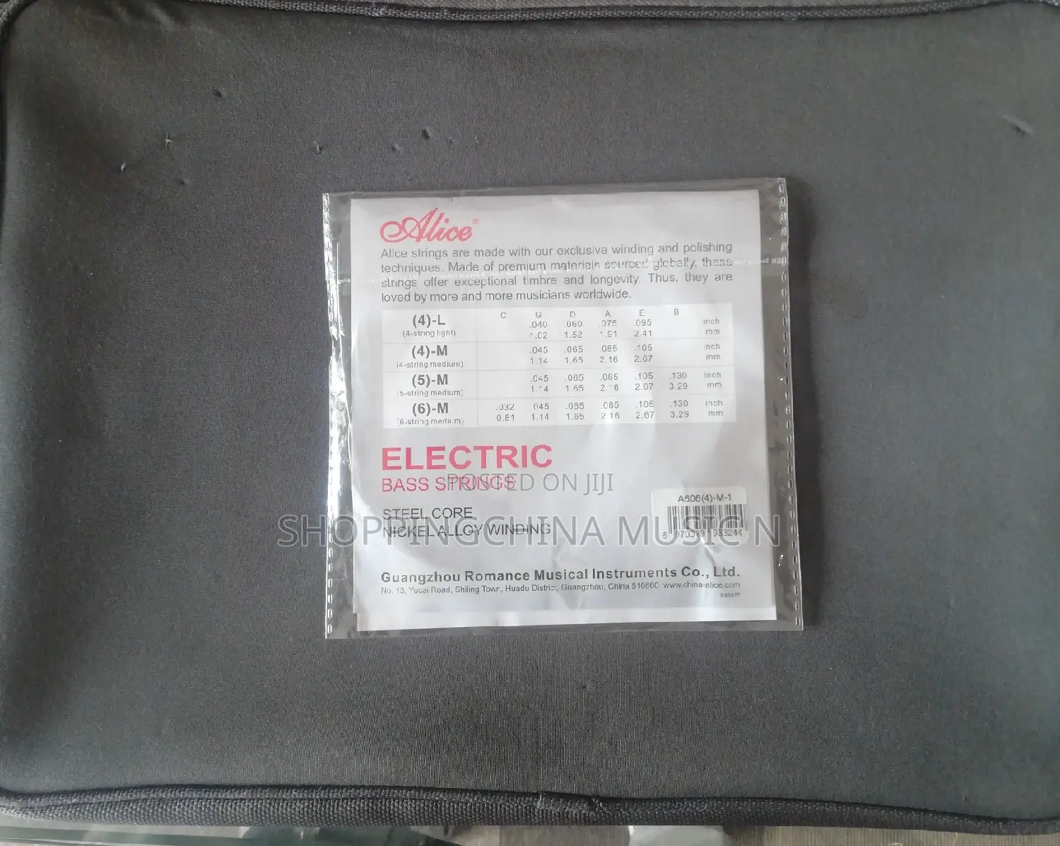 Bass Guitar Strings Alice Single