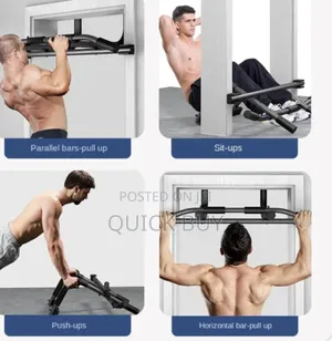 Centified Adjustable Horizontal Doorway Pull Up Bar