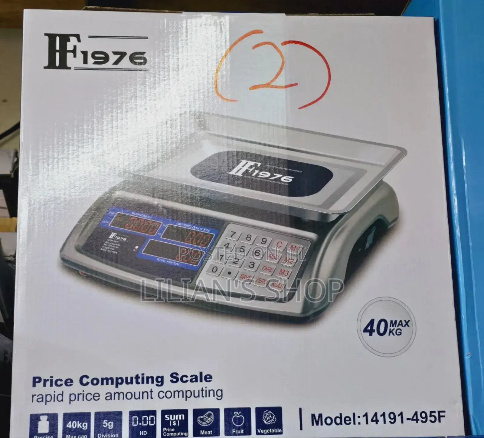 Stainless Steel Tabletop Digital Computing Weighing Scale