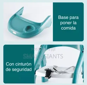 Portable Folding Baby Low Chair With Tray and Wheels