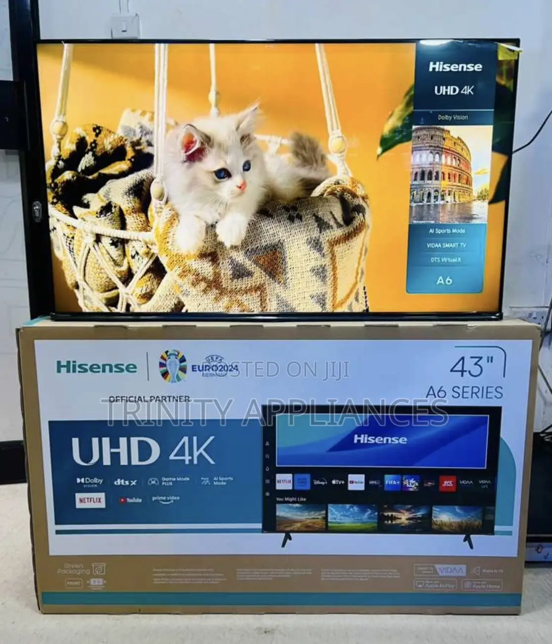 Hisense 43 – Inch Uhd Vidaa Smart Tv 43a6qs