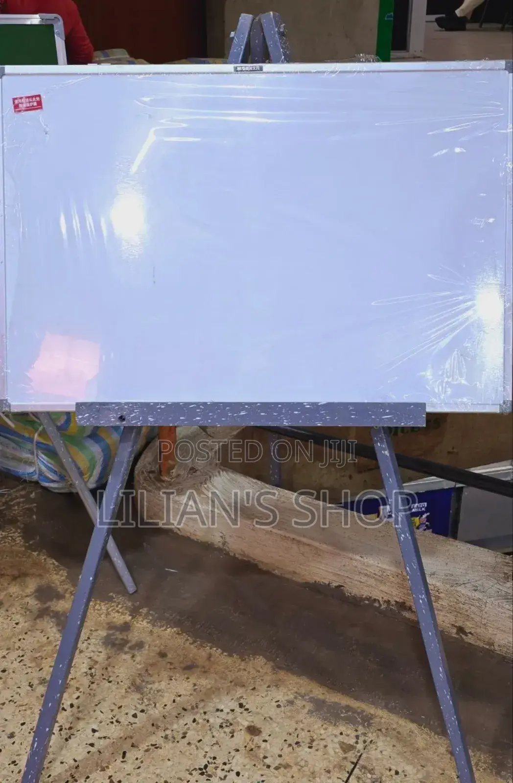 120cm by 90cm White Board With Stand