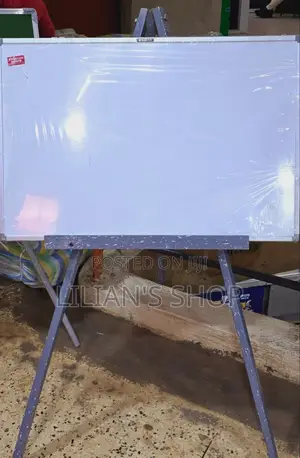 120cm by 90cm White Board With Stand