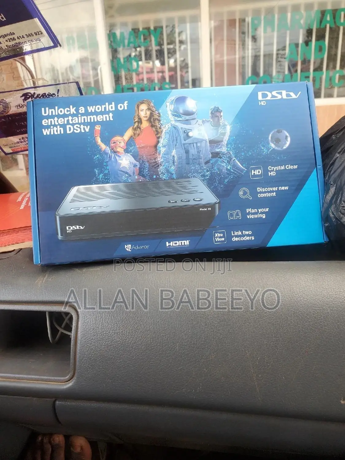 DSTV Decoders and Dishes Only.