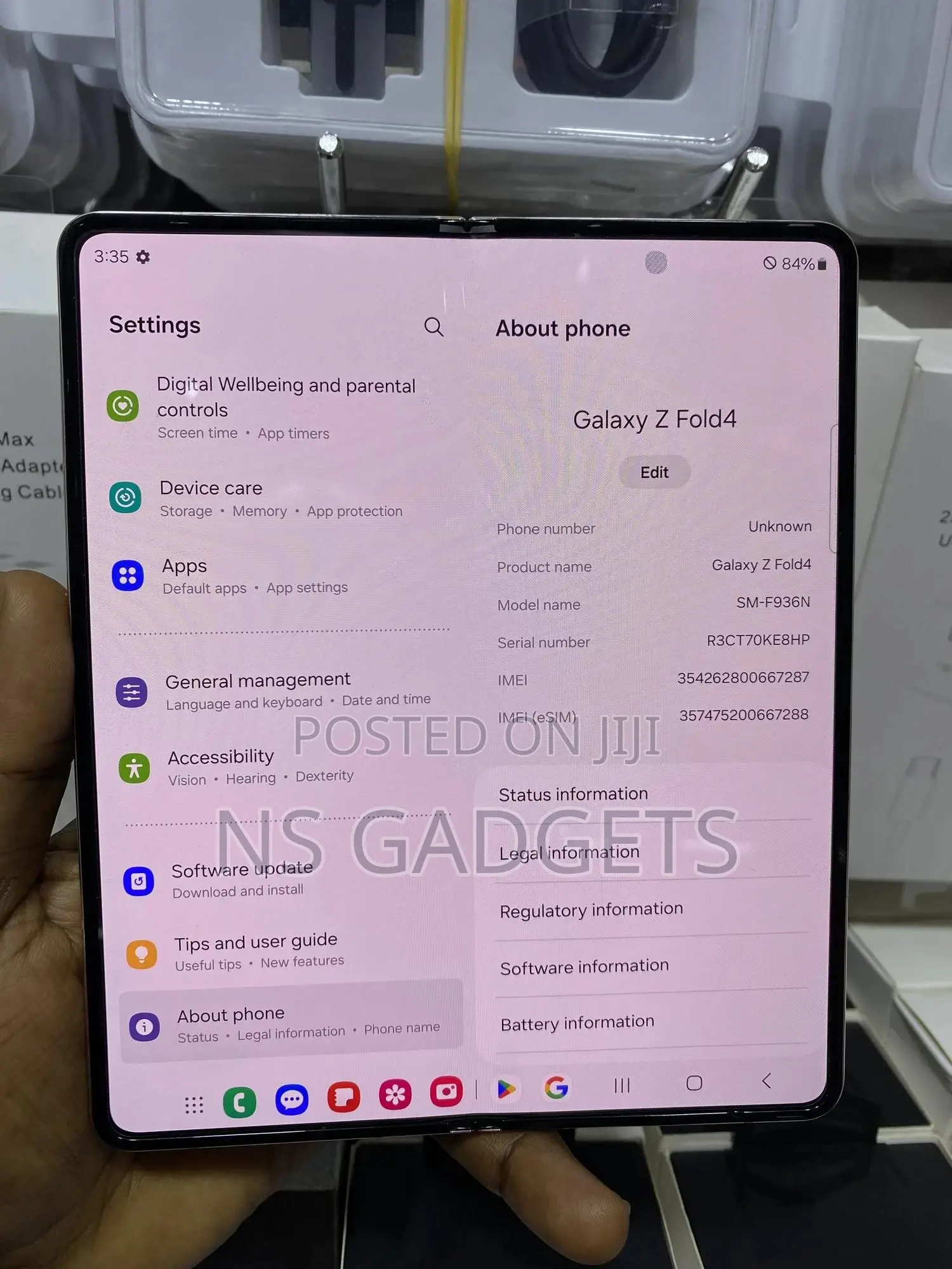 Samsung Galaxy Z Fold4 256 GB Gold