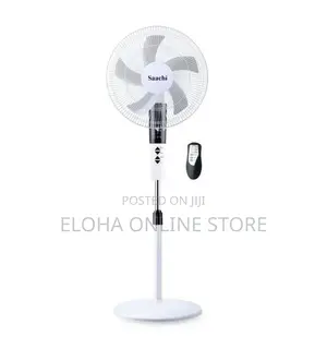 Saachi 16 Inch Stand Fan With Remote
